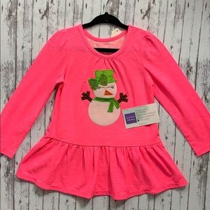 Christmas snowman tunic